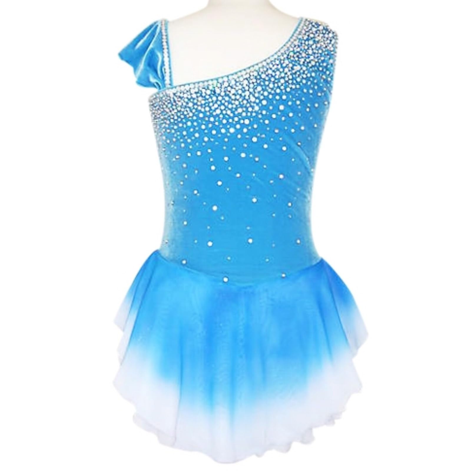 Abito Da Pattinaggio Artistico Traspirante Senza Maniche In Spandex Ragazza Fatta A Mano Da Donna Abbigliamento Da Allenamento Costumi Da Spettacolo
