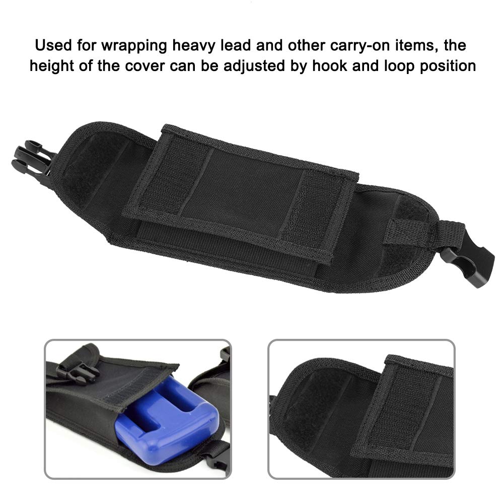 Tasche Per Cintura Di Peso Subacquea - 2 Pezzi In Nylon 600D, 14x12x4cm, Per Immersioni - Foto 9