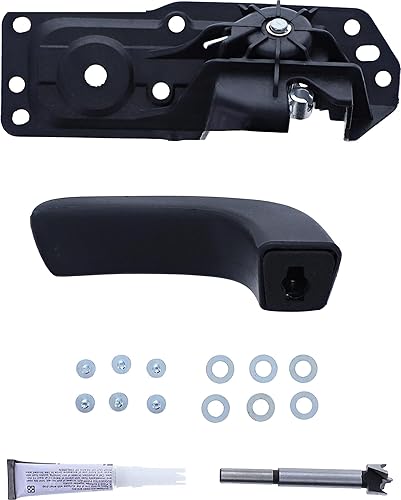 Miniatura 2 de -565530 - Manija de puerta interior, frontal, lado del conductor, color negro texturizado, se vende individualmente para Chevy Silverado 2500 HD