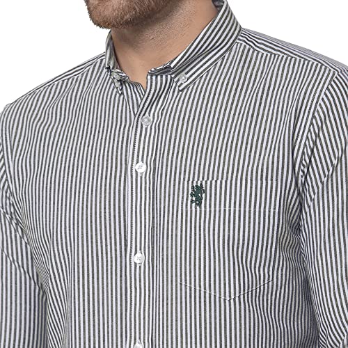 Image of Red Tape Regular Fit Striped Cotton Shirt for Men | Classic & Comfortable