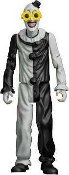 Trick Or Treat Studios Terrifier 2 Costume Shop Art The Clown Action Figure 5 Inch | Costume Shop, Blowtorch, Horn, Bleach and Salt
