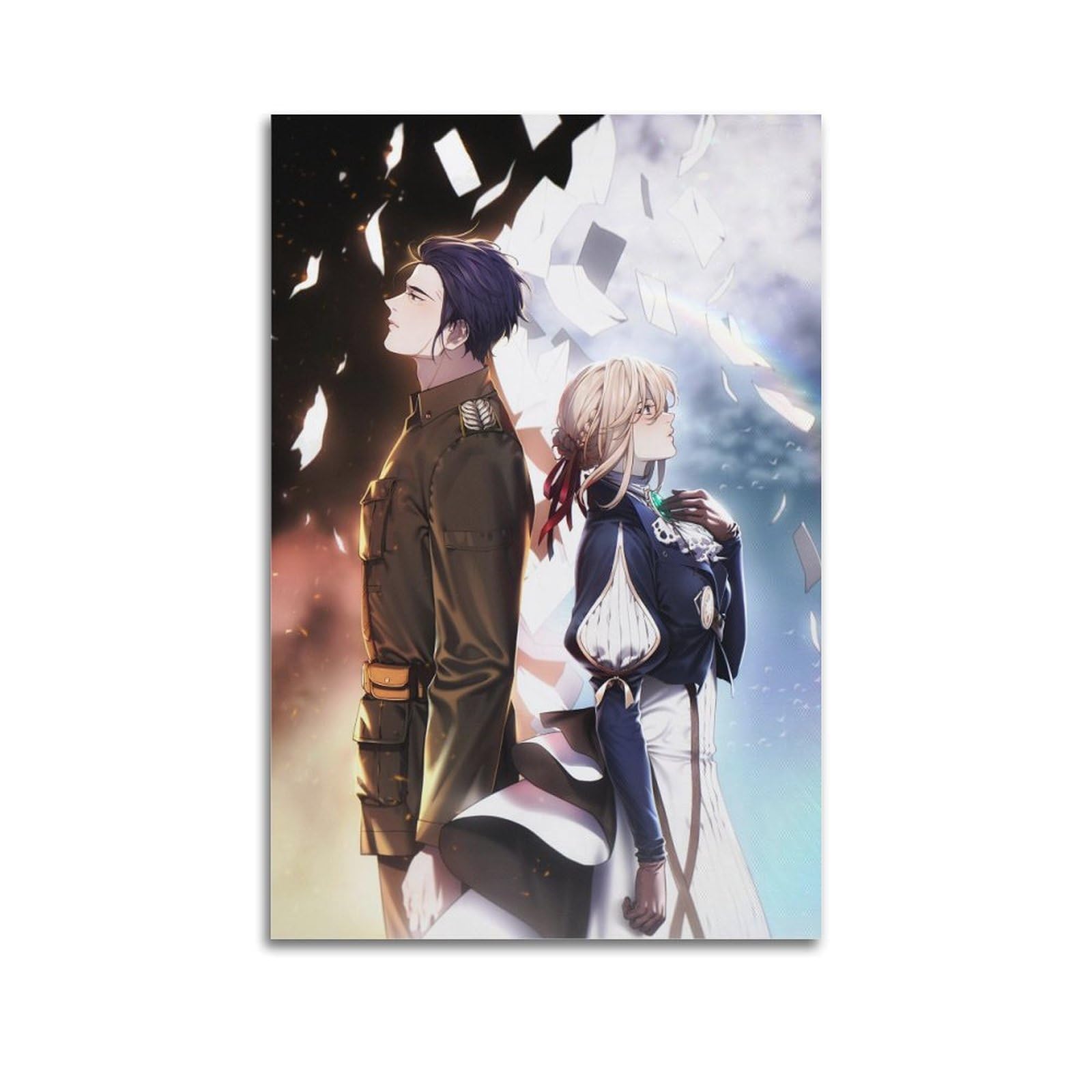 FDRPMHC Violet Evergarden Anime Movie Canvas Wall Art Decor Living Room Modern Family Bedroom 08x12inch(20x30cm) Unframe-style