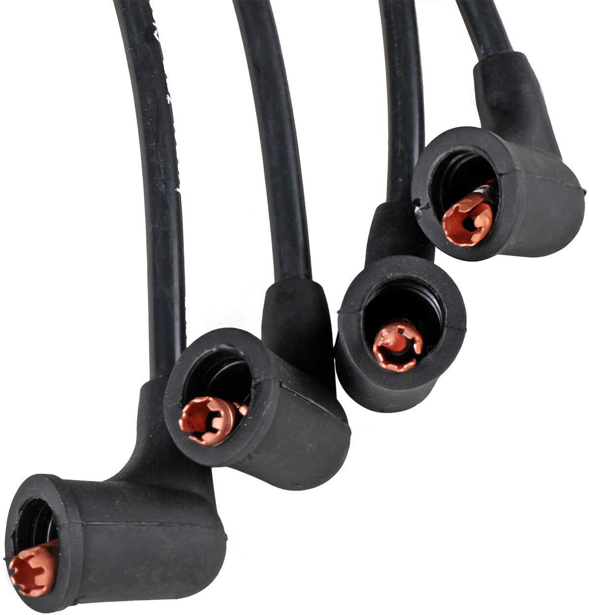 Ignition Spark Plug Wires 7mm (4PC Set) for 1992-2000 Honda Civic for 1993-1997 Civic Del Sol for 1997-2000 Acura EL L4 1.6L