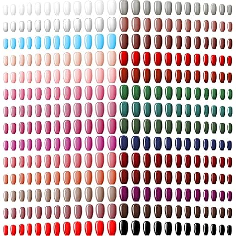 28 Sets Ballerina Coffin False Nails Cover