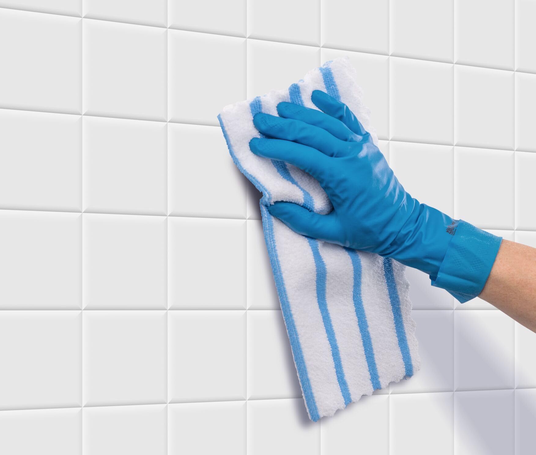 Vileda Professional Lavettes Microfibres MicroTuff Easy Bleu/Carton de 50 lavettes (Lot de 2)