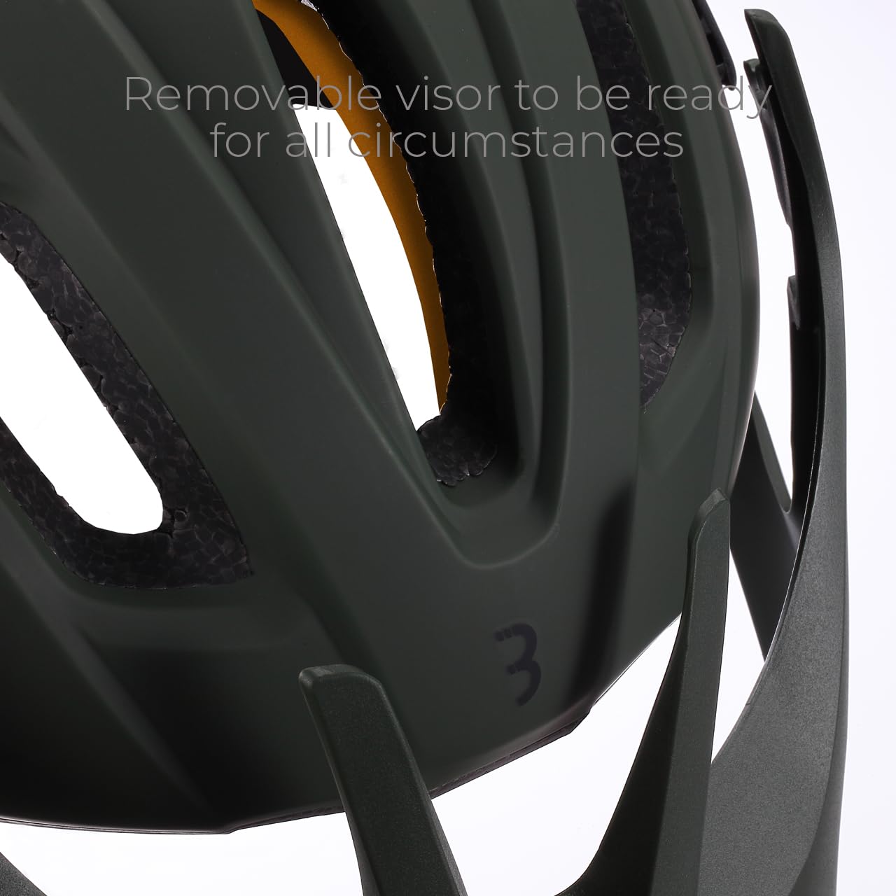 BBB Cycling Dune 2.0 BHE-22T - Casco da bici per adulti con visiera rimovibile e borsa da viaggio