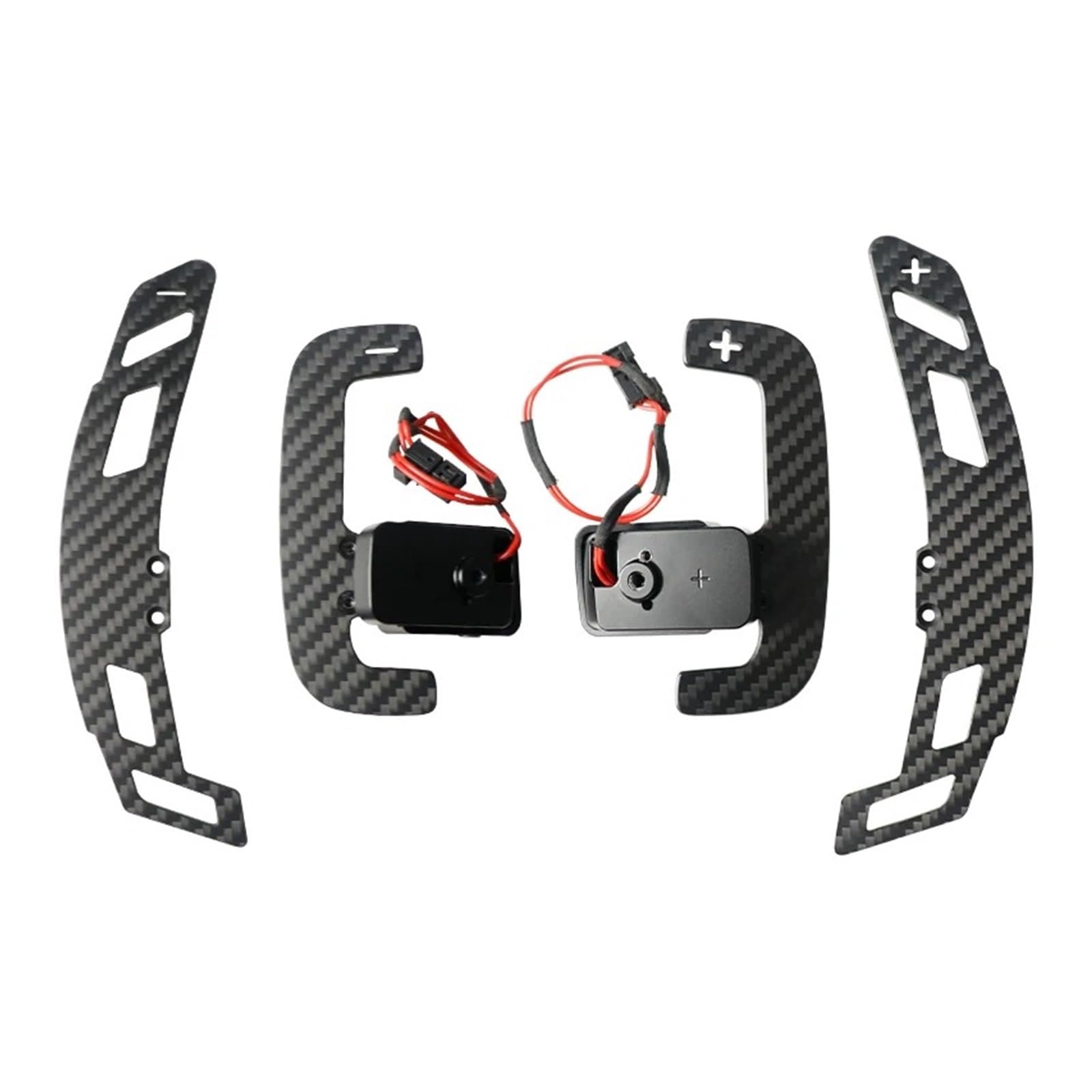YAKISA Paddles Shift for Benz A-Class C-Class E-Class for AMG Carbon Fiber Magnetic Shift Paddles Steering Wheel Paddle Shifter