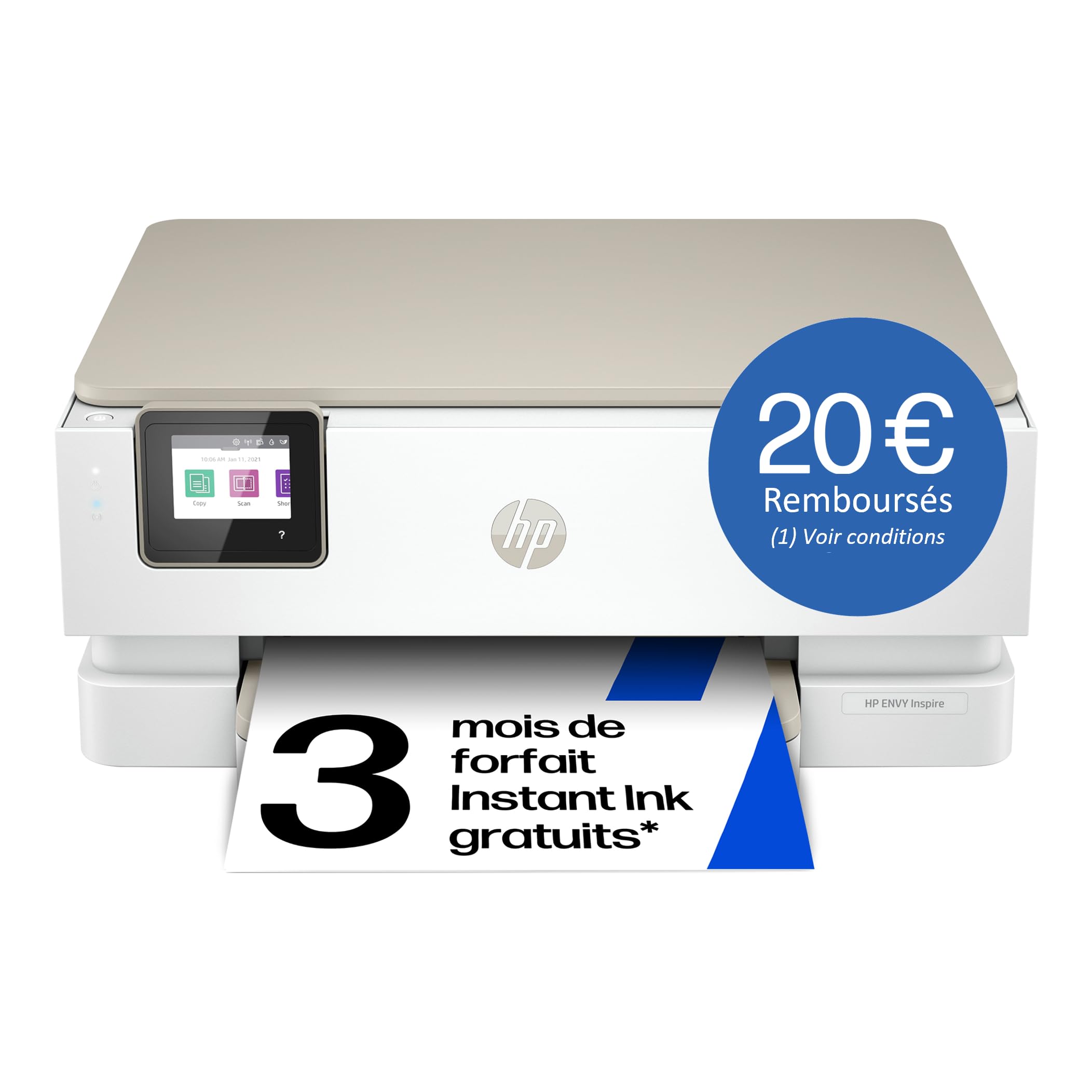 HP Envy Inspire 7220e, 242P6B, Imprimante Multifonction à Jet d'Encre A4 Couleur, Recto Verso...