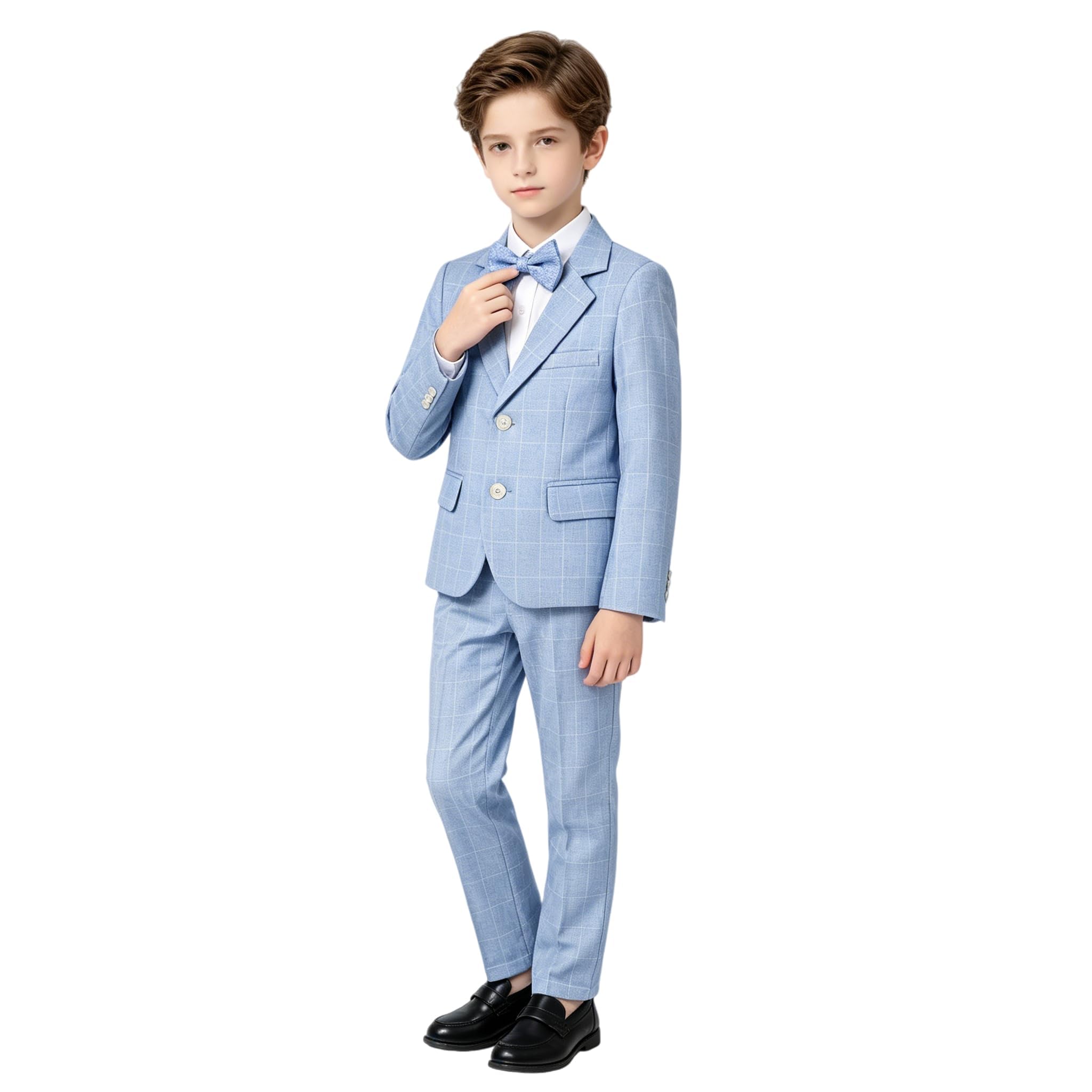 LOLANTA Boys Suit Wedding Ring Bearer Outfit Kids Formal Wear Dress Clothes