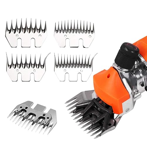 Miniatura 6 de Cuchillas de repuesto para tijeras de oveja, cuchillas profesionales de acero inoxidable para cortar ovejas para aseo de cabras, corderos, llamas,