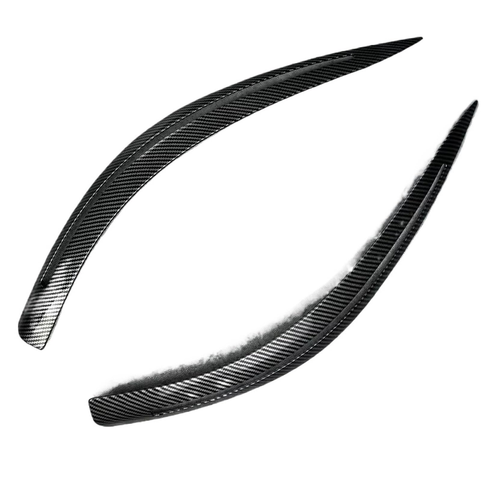 Reflektor brwi do BMW serii 5 E60 E61 520i 525i 530i 540i M5 2003-2010 samochód brwi powieka lampa światło osłona reflektorów naklejki powieki reflektorów