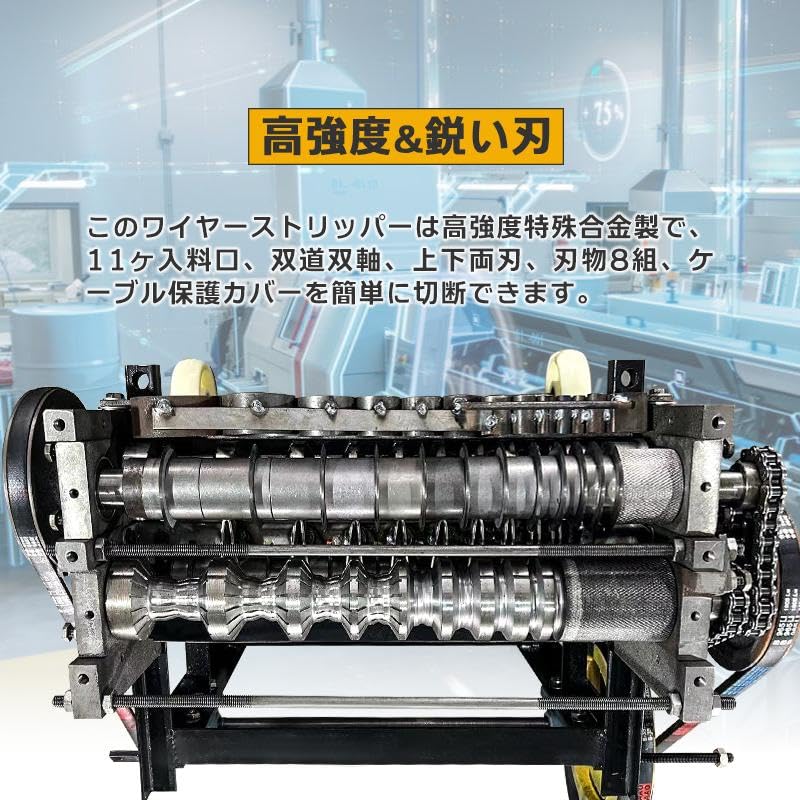 Amazon | TEC-LAN 電線皮むき機 電動 業務用 ワイヤー ケーブル 1 