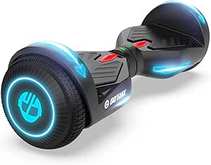 Gotrax NOVA 電動スクーター 立ち乗り二輪車 セルフバランス 6.5インチタイヤ LEDライト 200Wモーター 電動キックボード バランスボード スマートスクーター 乗用おもちゃ 子供/大人用 誕生日プレゼント/ギフト PSE認証済 耐荷重20-80KG 黒/ピンク/ブルー