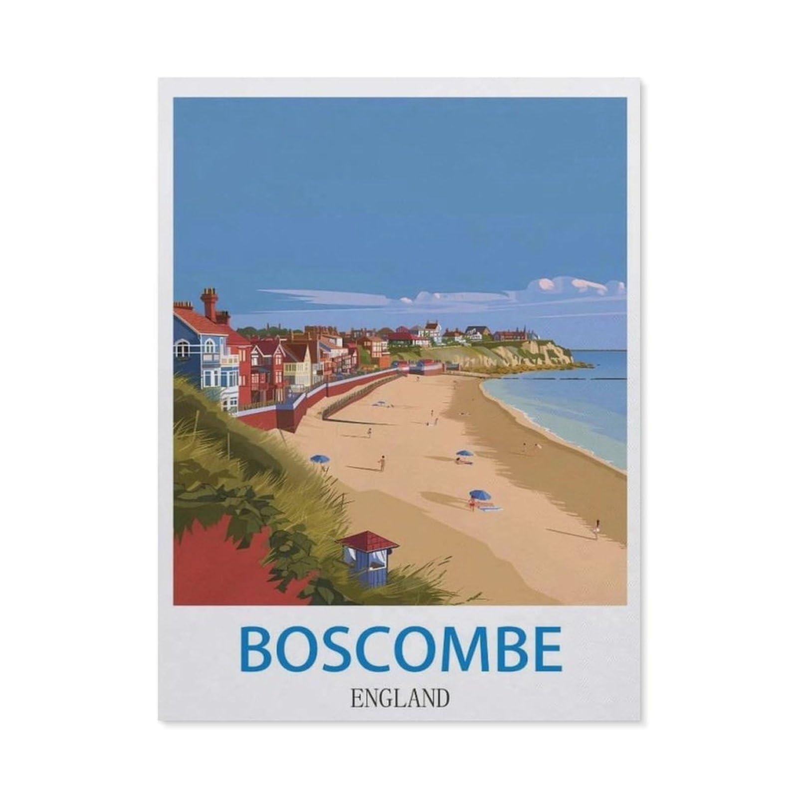 BEAYODKP DIY 5D Diamond Painting，Boscombe England（40 x 50 cm）