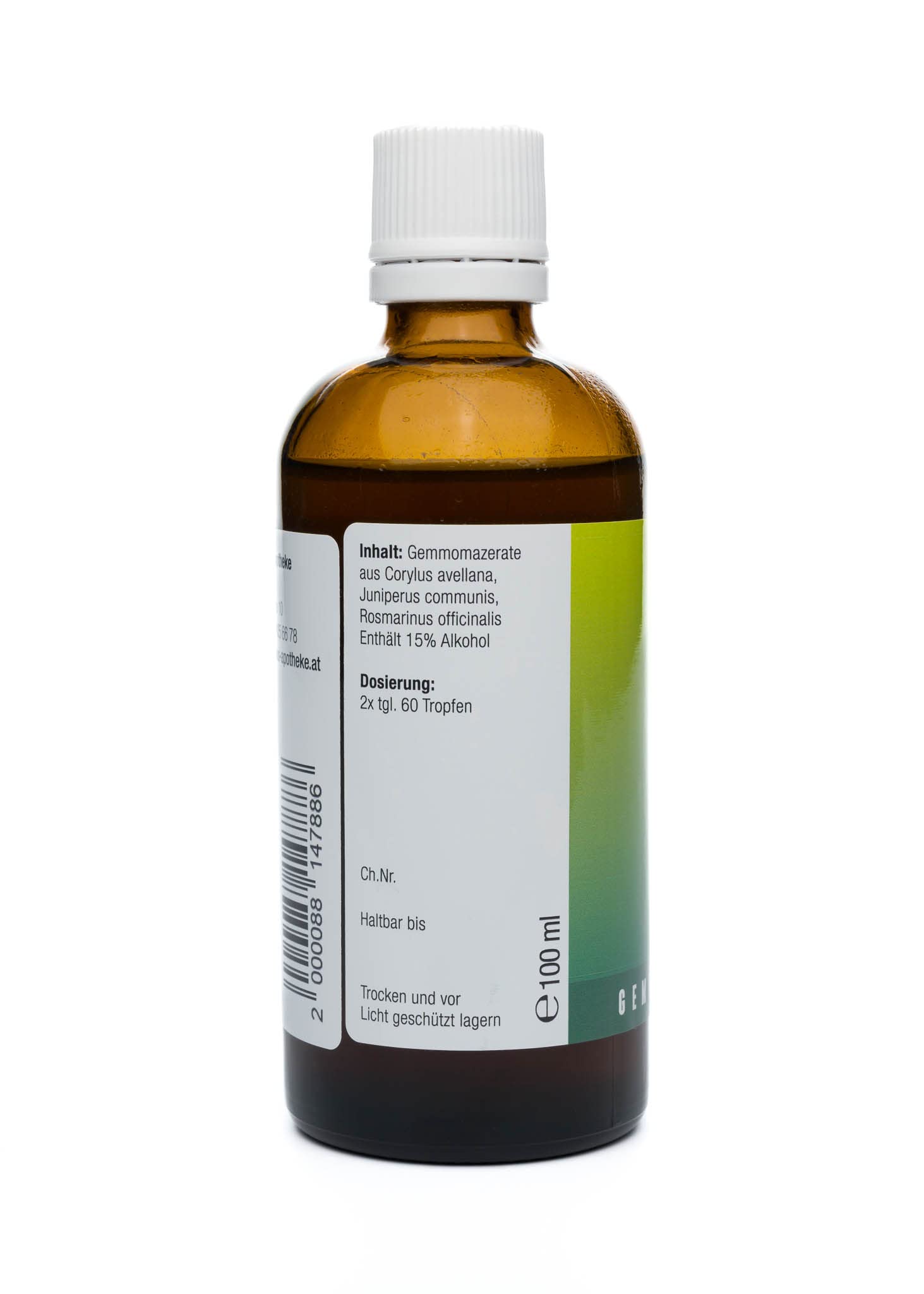 Knospenextrakt - Gemmotherapie - Leber | Pflanzliche Unterstützung der natürlichen Leberfunktion | 100 ml Tropfen (enthält Alkohol)“