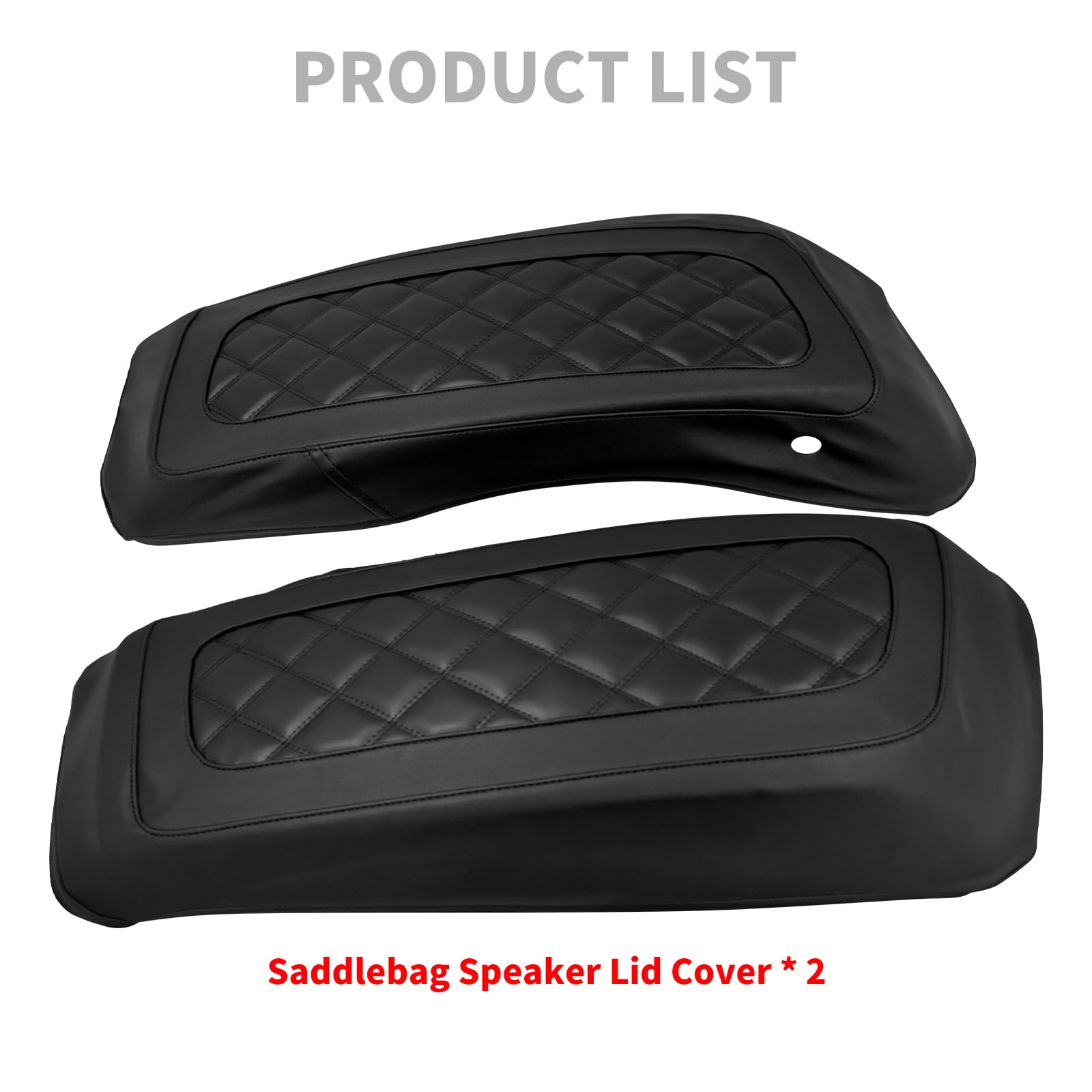 Coperture per coperchi delle borse laterali, protezioni rigide per coperchi delle borse laterali, adatte per Harley Touring Road King Electra Glide Ultra Limited FLHTK FLHXS Tri Glide 2014