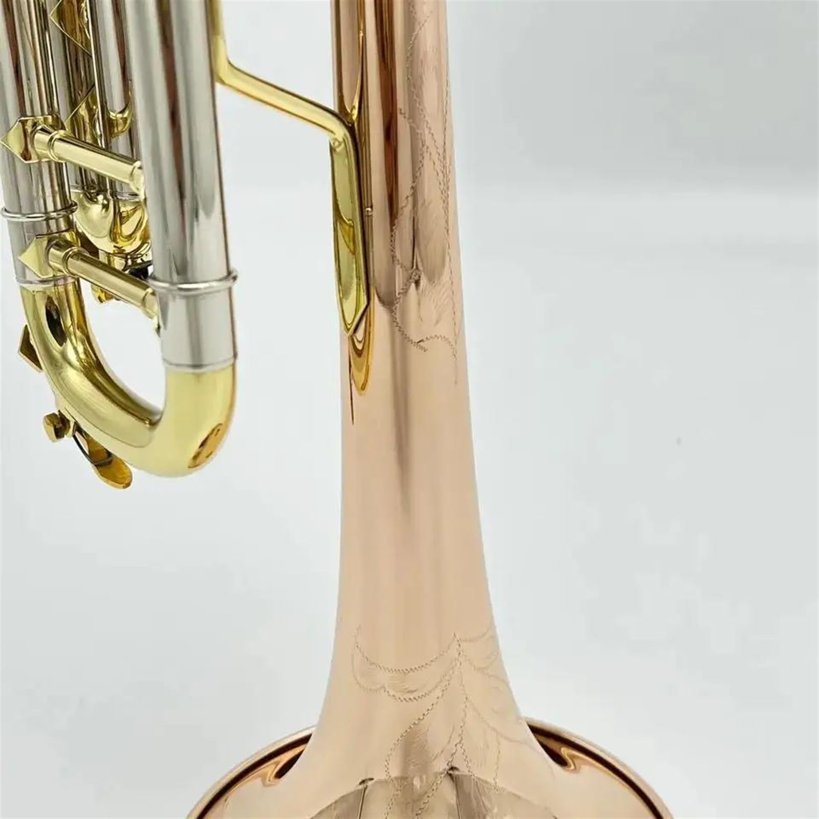 Standard Trąbka Instrument Trąbkowy Z Brązu Fosforowego B-key Trąbka Stal Nierdzewna Standardy Timbr