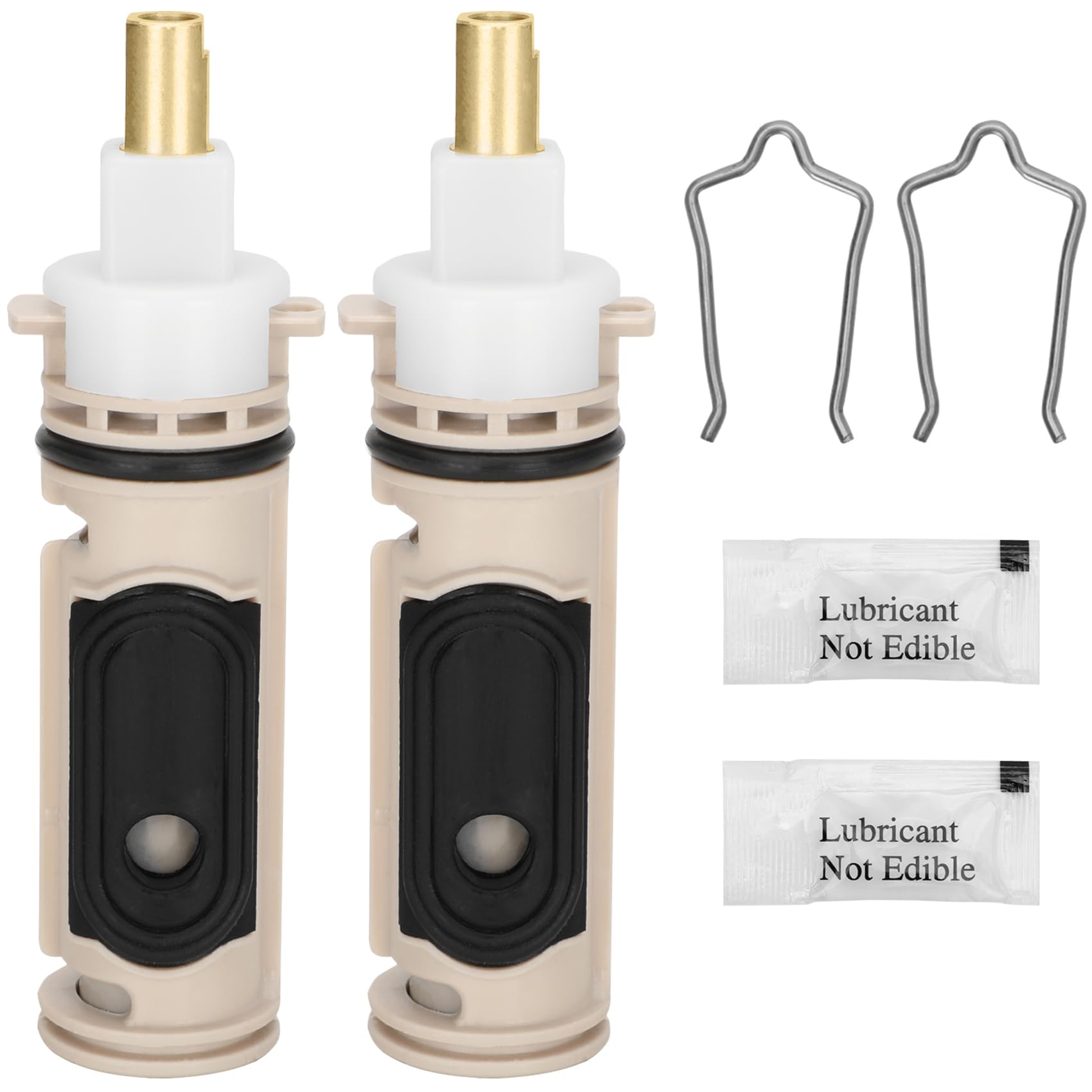 1222 Replacement Cartridge Kit for Moen One-Handle Posi Temp Faucets,Replacement Compatible with Moen Tub Shower,Durable Brass(Retainer Clip Included,