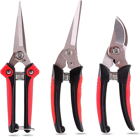Amazon 園芸用はさみ 3本セット剪定鋏 省力 強化型 ロック機能付き バイパスタイプ 剪定ハサミ 庭木 枝切り 果樹 盆栽剪定道具 庭園作業 太い枝を簡単に切 耐久性 軽量 剪定ばさみセット 切れ味が良い 園芸用はさみ Amazon 園芸用はさみ 3本セット剪定鋏 省力 強化型 ロック機能付き バイパスタイプ 剪定ハサミ 庭木 枝切り 果樹 盆栽剪定道具 庭園作業 太い枝を簡単に切 耐久性 軽量 剪定ばさみセット 切れ味が良い 園芸用はさみ