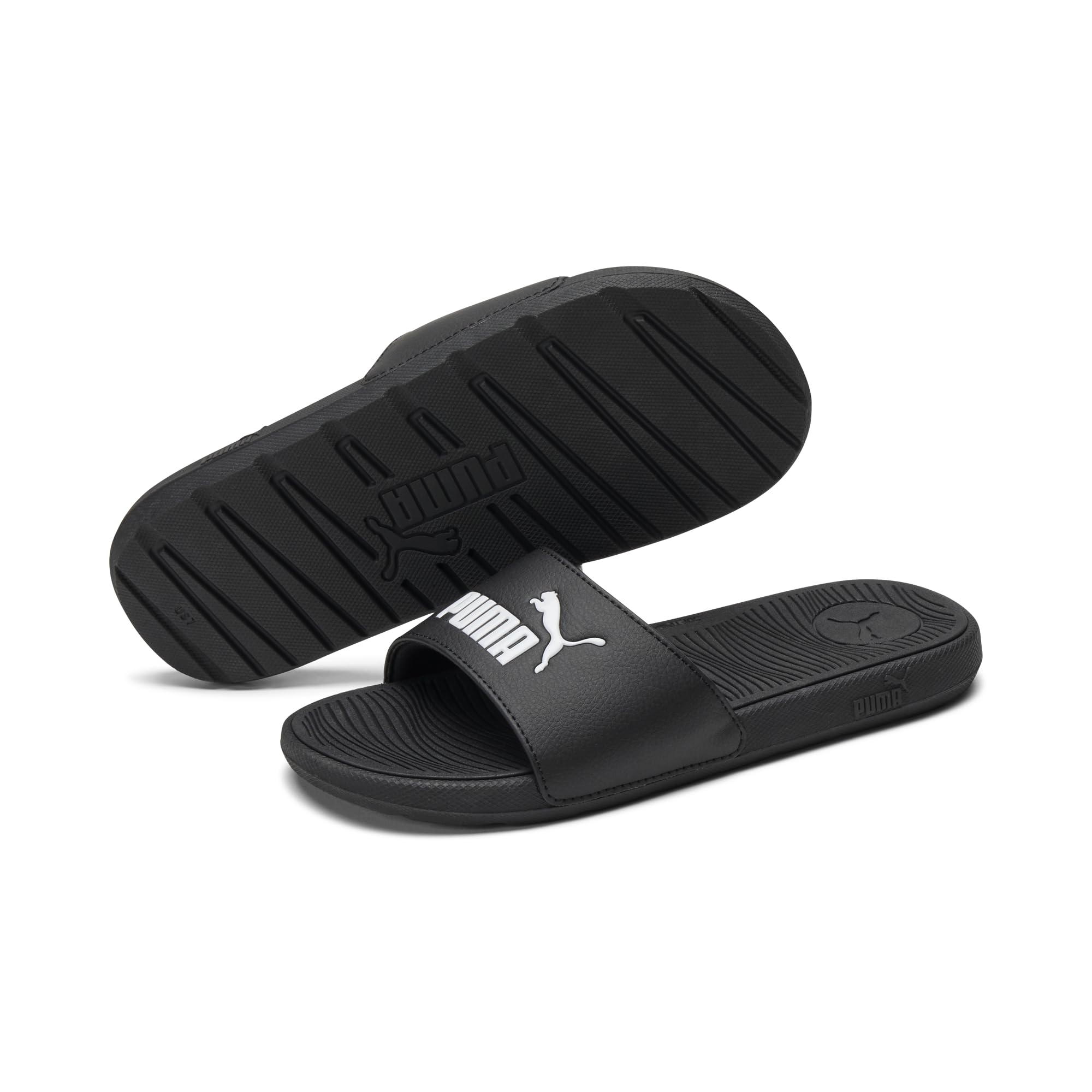 

                                                    PUMA Women's Cool Cat 2.0 Slide Sandal, black whit