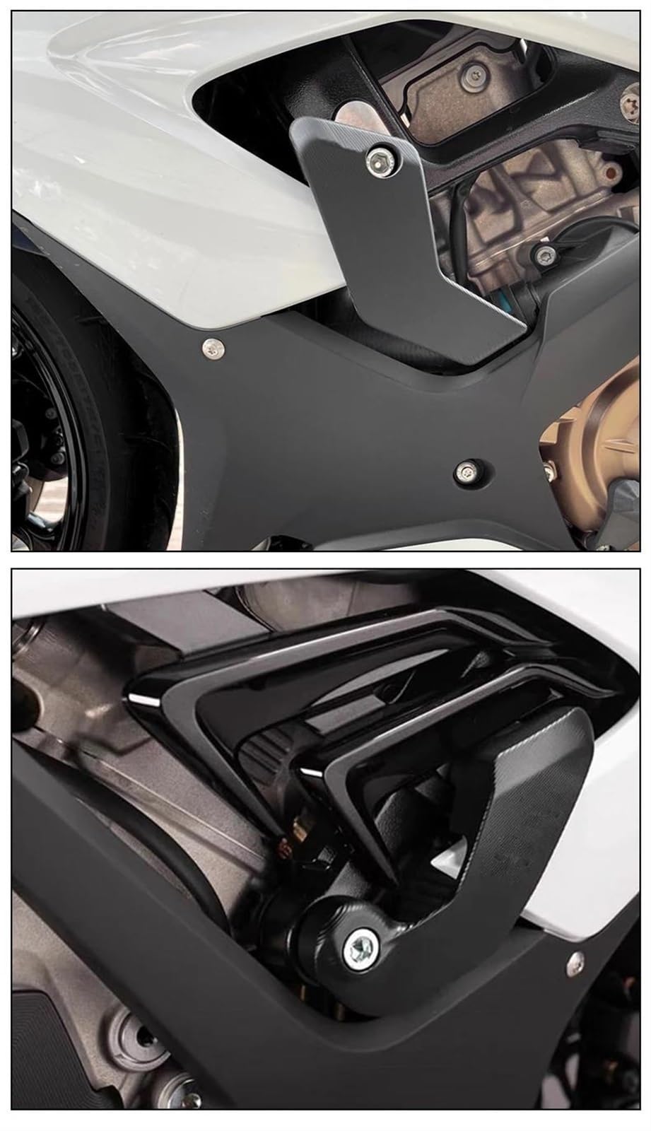 Copertura Laterale Carter Moto Protezione Carter Motore Moto per BMW S1000RR S 1000RR S1000 RR 2019-2023 Copertura Antiurto Carter Motore