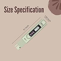 Vista 3 de HM Digital TDS-3 medidor de TDS portátil con funda de transporte, rango de medición de TDS de 0 - 9990 ppm, resolución de 1 ppm, precisión