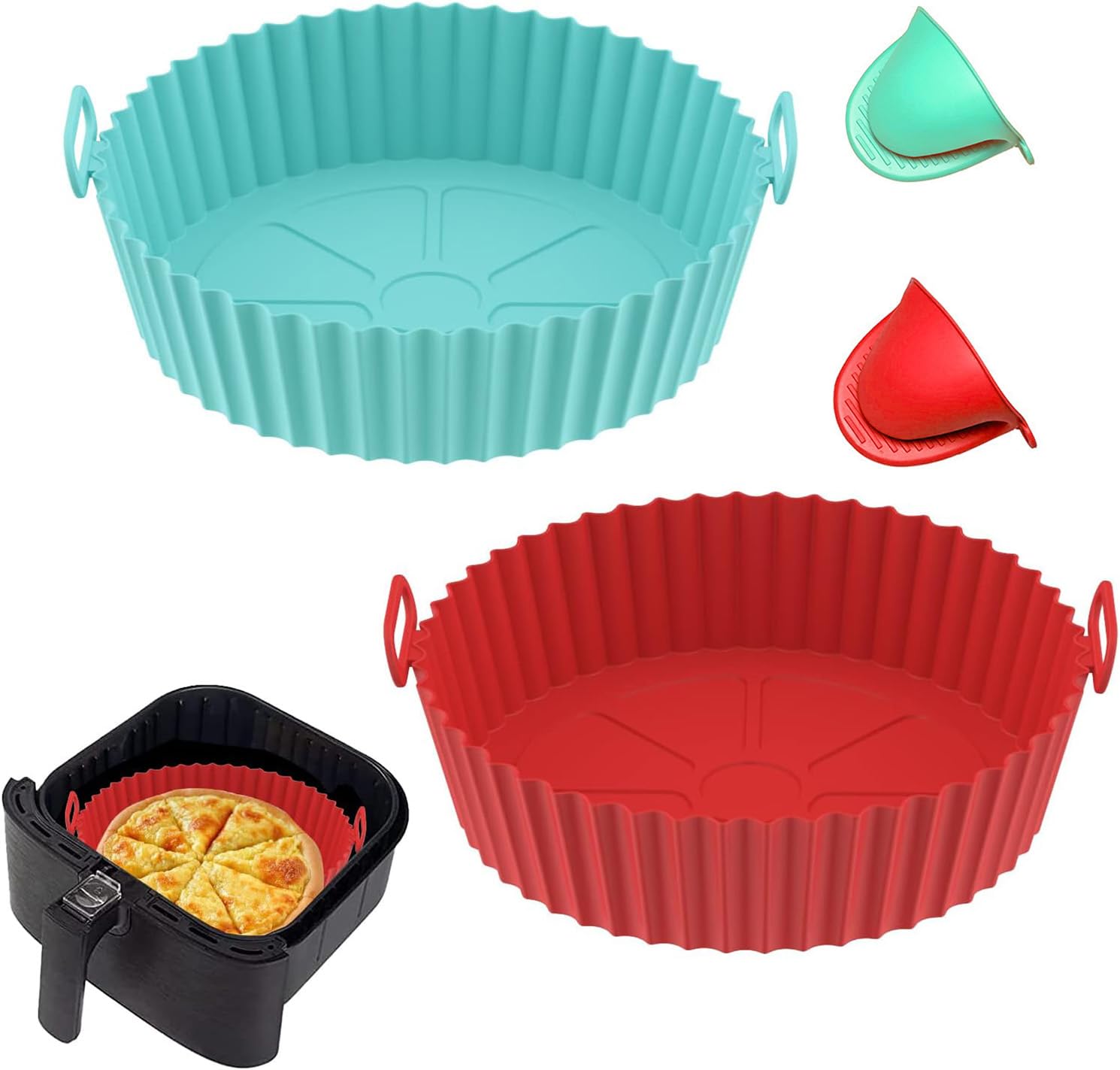 Air Fryer Lot De 5 Accessoires Pour Friteuse Air Fryer Compatible Avec 10,8 QT Pour