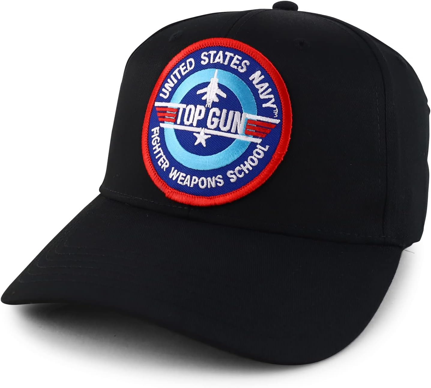Armycrew XXL Oversized US Navy TOPGUN Patch Structured Baseball Cap