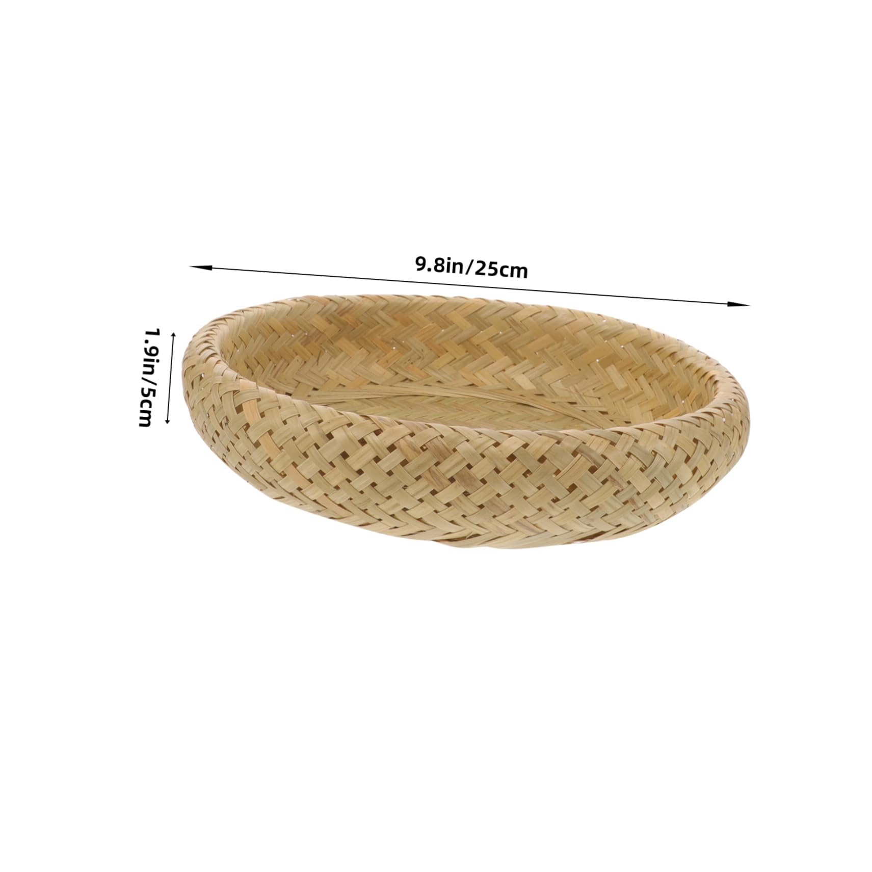 OUNONA Bread Proofing Basket Bamboo Woven Home Kitchen Bread Leavening Handmade