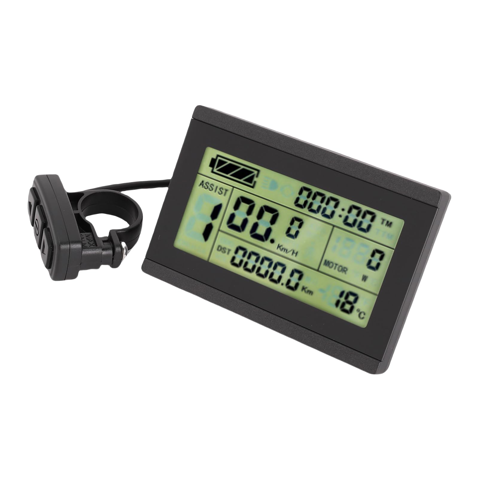 Generic Wyświetlacz LCD do Hulajnogi Elektrycznej Trwały Panel Sterowania dla Entuzjastów Jazdy na Rowerze Materiał ABS Kompatybilny do Różnych zastosowań