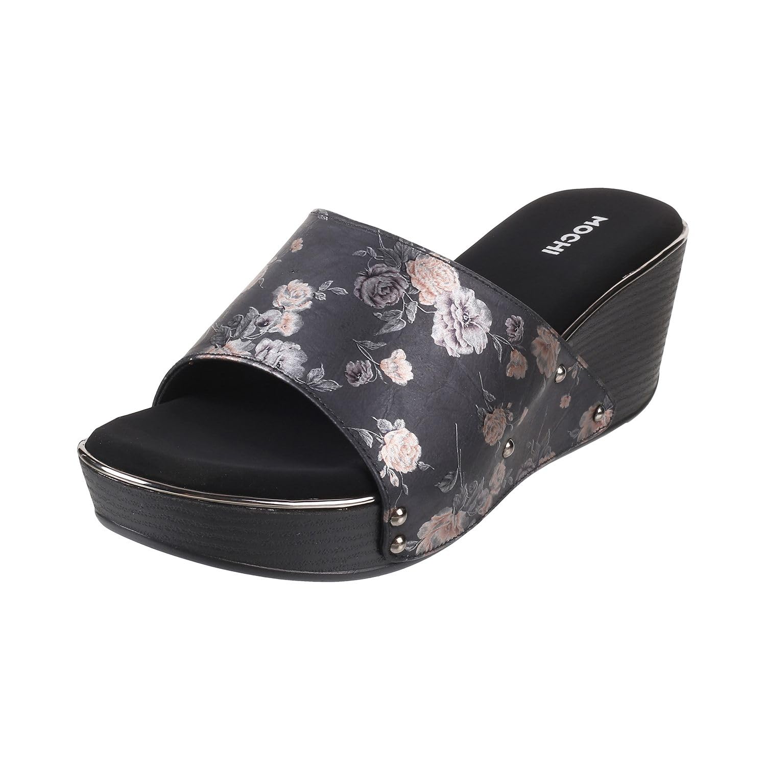 Mochi Women Black Wegde Heel Fashion Sandal UK/3 EU/36 (34-93) (B0CB8WR4F2) Amazon Price History, Amazon Price Tracker