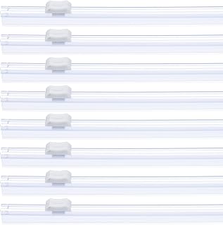 PATIKIL 8pcs 11.8in Plastic Wrap Slide Cutters - Snap-On Replacement for Foil, Parchment, Wax Paper Dispensers, White
