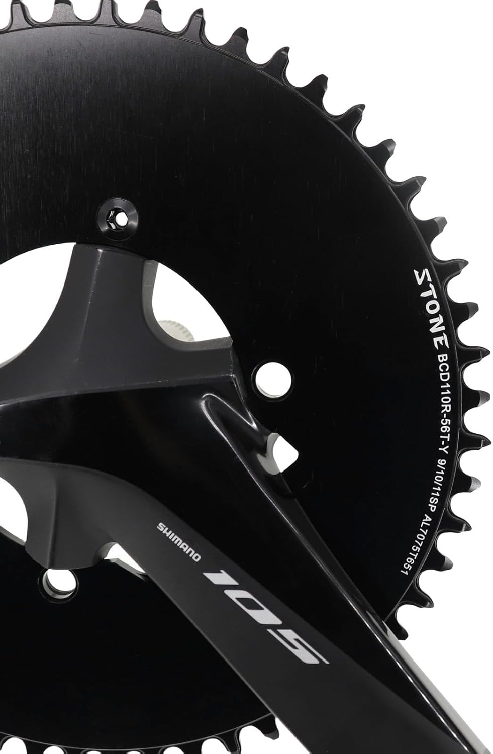 DJC Stone Chainring 110BCD Round for Shimano 105 R7000 R8000 R9100 110bcd for 12 Speed Road Bike