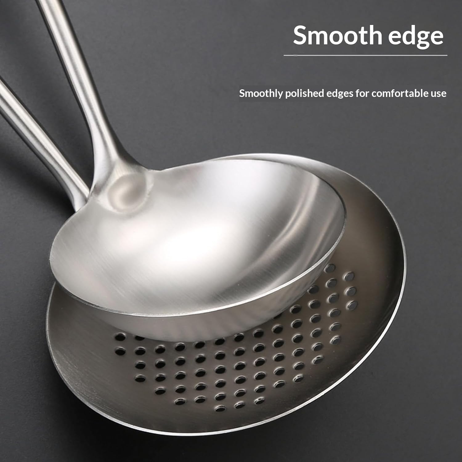 Set di 4 Spatole in Titanio Puro - Utensili da Cucina Antiaderenti, Resistenti E Durevoli, Ideali per Schiumare, Intingere E Girare, Accessori Essenziali per La Cucina. 7PCS M