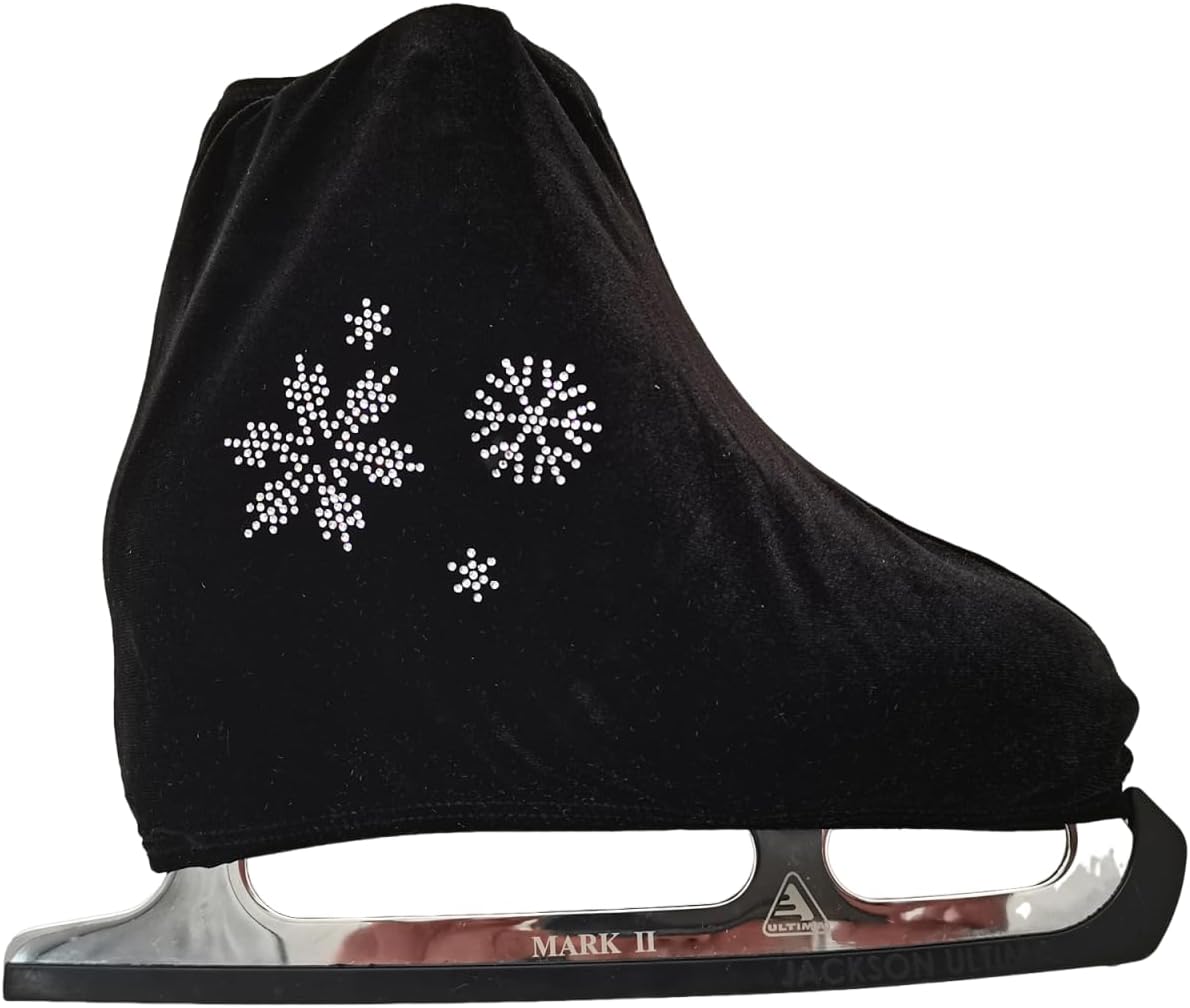 Velvet Ice Skating Boot Covers Premium Protection for Hockey and Figure Skates Available in Colors and Sizes
