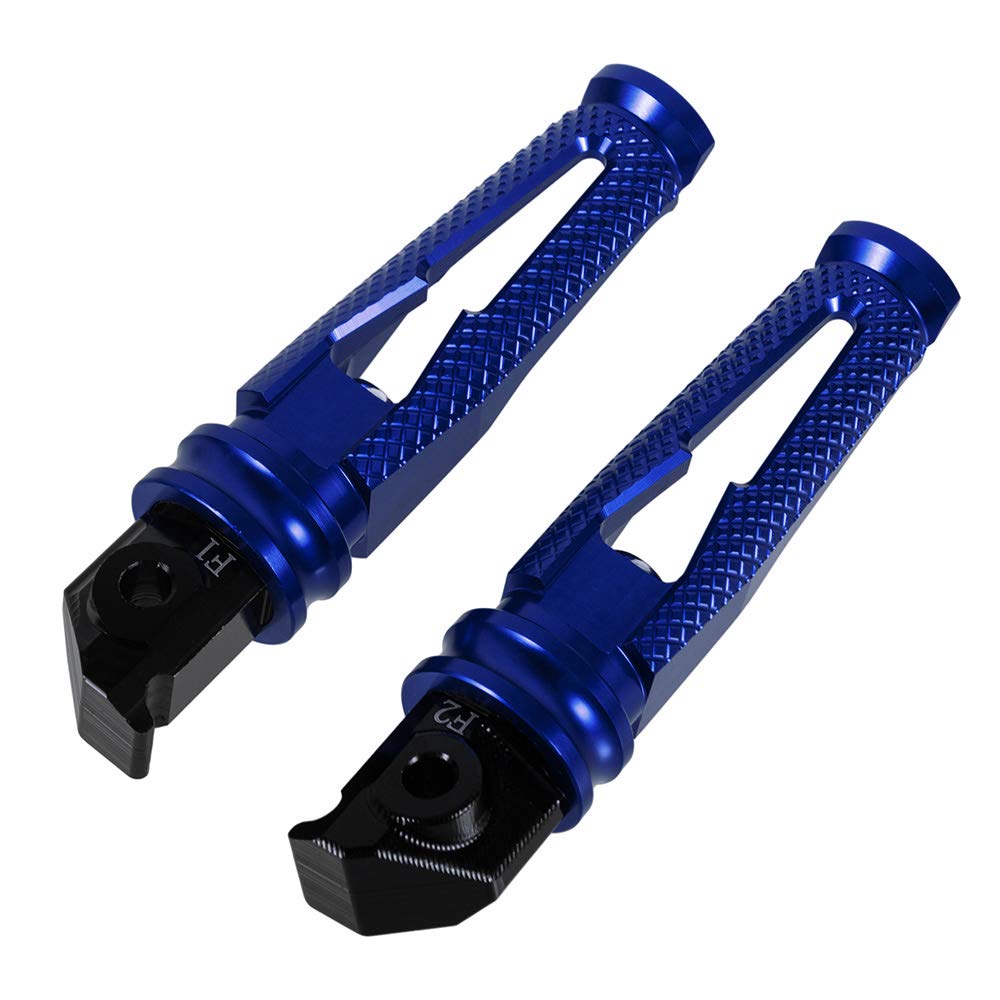 Per CB600F Hornet 2007-2013 per CBR600RR 2003-2016 Pedane posteriori per moto Accessori in alluminio CNC per CB1000R 2008-2018 (Blu)