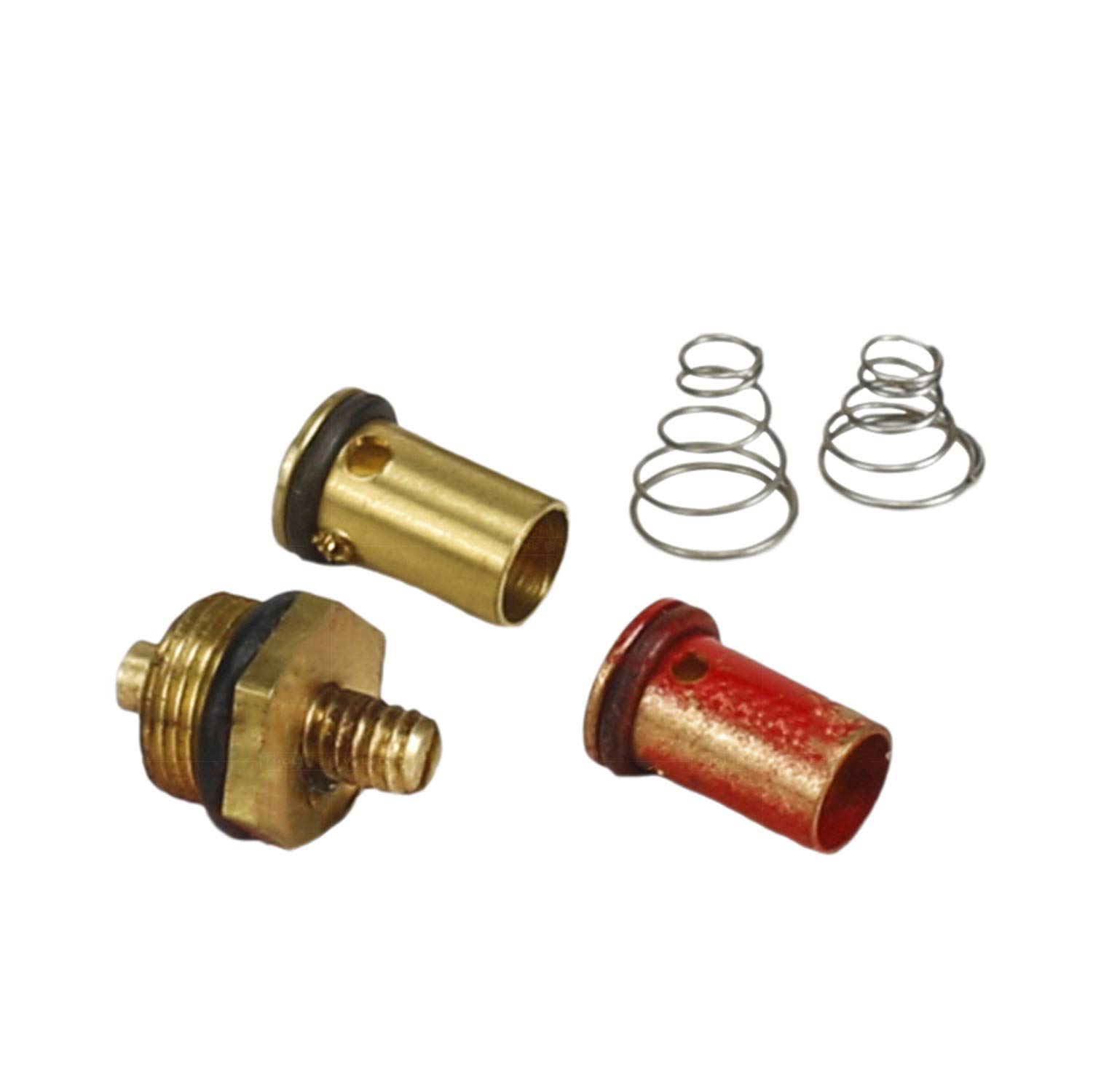 Midline Valve S1296 Kit de reparación de válvula de depósito de inodoro antisudor de 1/2 pulgadas, conexiones SWT, latón