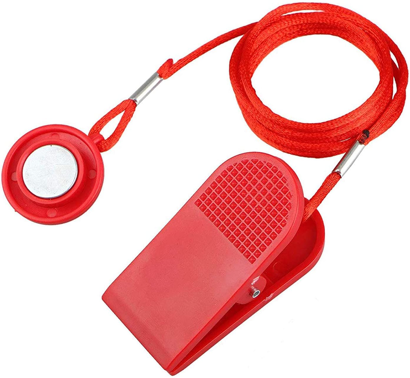 JEDEW Treadmill Safety Key, Universal Fit Most Treadmill Magnet Security Lock, Fitness Replacement Kit for All NordicTrack, Proform, Sole, Weslo, Weider, Epic, Freemotion and Healthrider Red