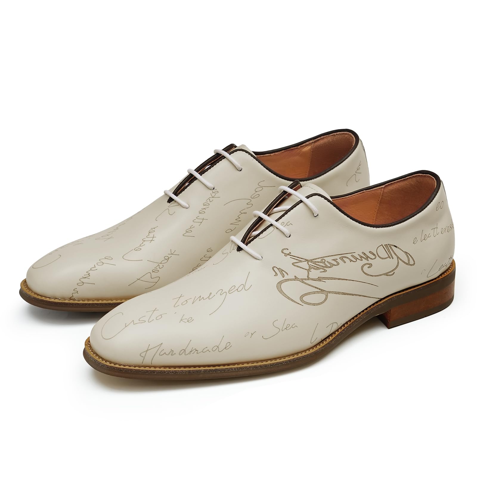Générique Derbys Affaires Décontractés pour Hommes Chaussures Habillées Formelles de Costume en Cuir Été Fête Mariage