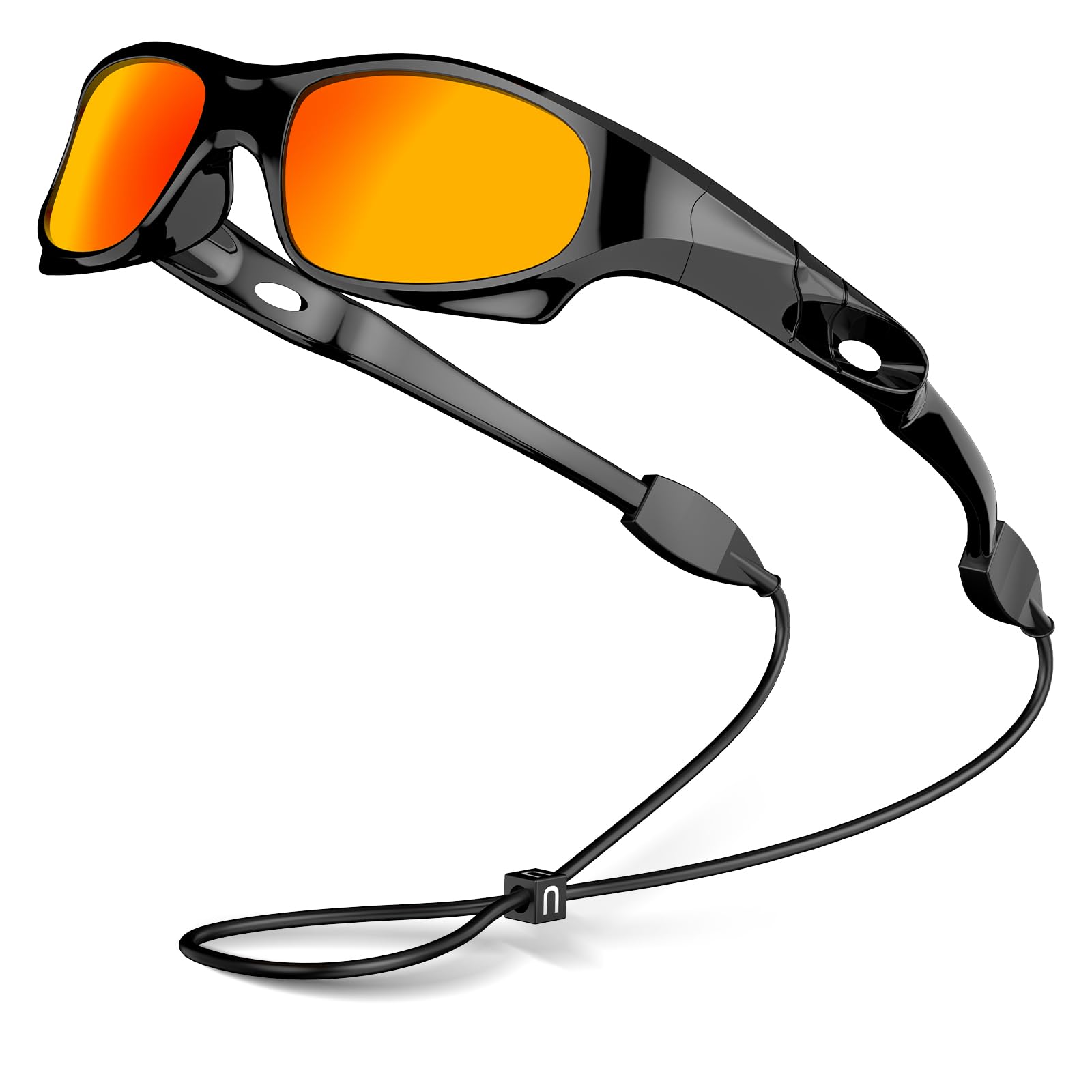 VATTER Kids Polarized Sports Sunglasses for Boys and Girls – UV400 Protection, Flexible Frame with Strap, Outdoor for Youth