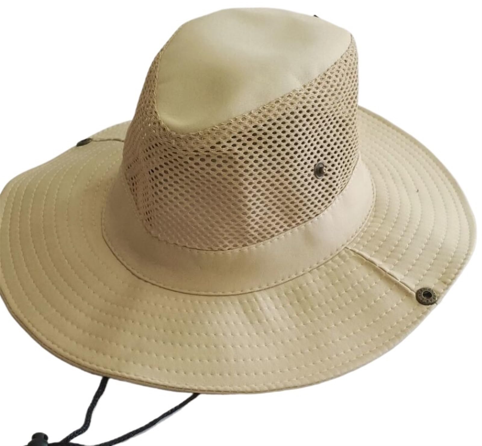 Cappello Pescatore Uomo Cappello da Esterno da Uomo, Berretto Estivo Traspirante, Cappello da Pesca in Cotone, da Spiaggia, for Escursionismo, Protezione Solare for Uomo(Brown)