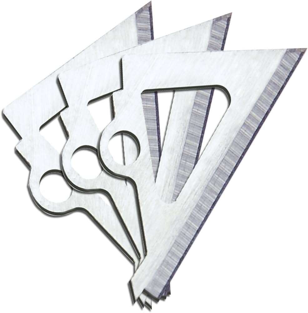 Trocar Replacement Blades 3-Blade with Storage Box USA Made (6-Pack)