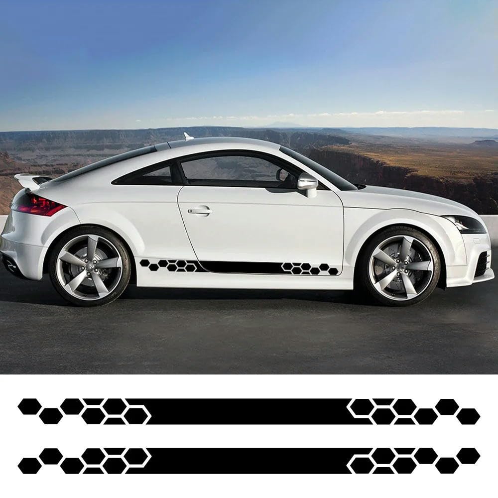 Set 8 Coperture Maniglie In ABS Per Audi TT 8N/8J MK1/MK2 | Effetto Fibra Di Carbonio Per Esterni