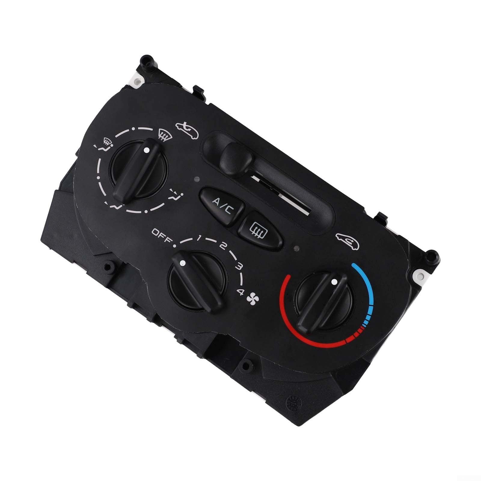 Interruttore di controllo del riscaldatore dell'aria condizionata per auto compatibile con veicoli 206 207 307 con numero OEM 9624675377 e X666633H