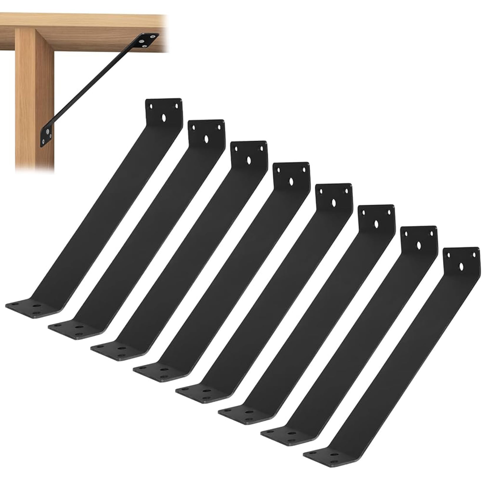 8 Pezzi Staffe Angolari A 45 Gradi,Kit di Staffe di Collegamento Resistenti,Supporto per Strutture in Legno per Pergolato Baita,Staffe di Supporto ad Angolo di 45 Gradi