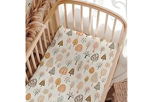 Woodland Trees Unisex Baby Crib Sheets: The Ultimate Softness and Style for...