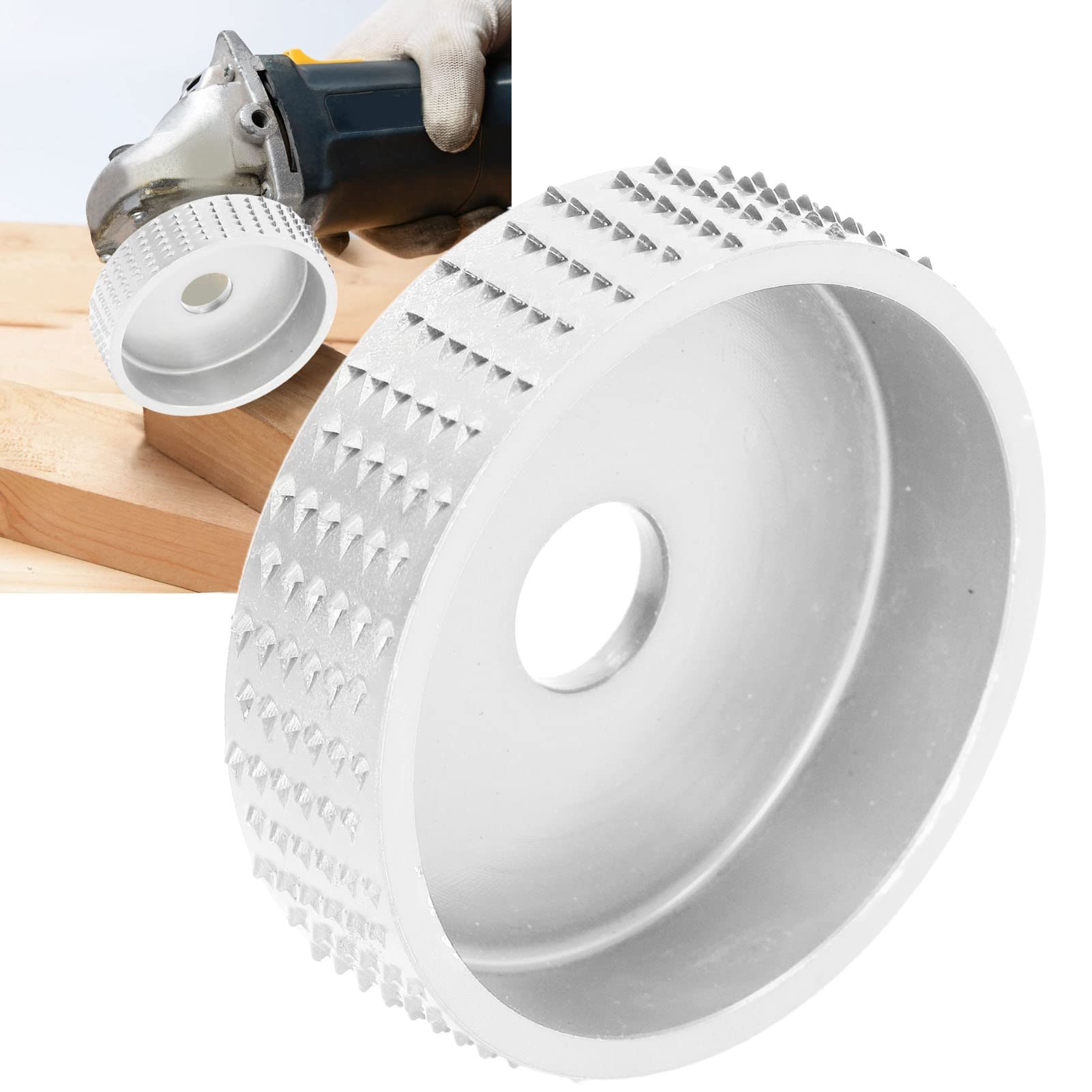 Dioche Wood Carving Disc Tungsten Steel Grinder Shaping Discs Silver 75Mm Angle Grinder Attachment - Image 4