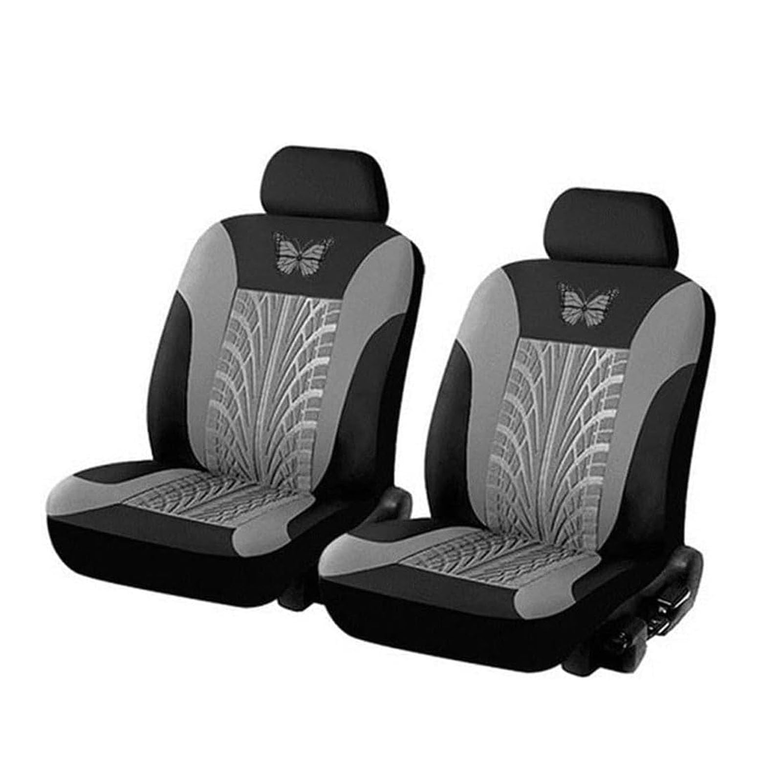 Voiture Ensembles De Housses Siège pour Seat Arona KJ 2018-2024, Housses De Siège Avant Et Arrière Antidérapant Accessoire, C/Grey