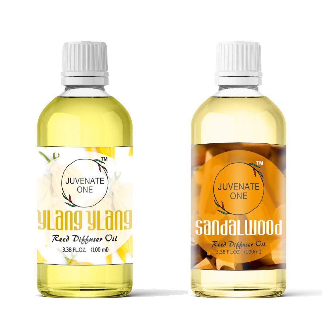 Juvenate ONE Reed Diffuser Refill Twin Pack Set (2 X 100ml) (Ylang Ylang & Sandalwood) (B08R8R5H46) Amazon Price History, Amazon Price Tracker