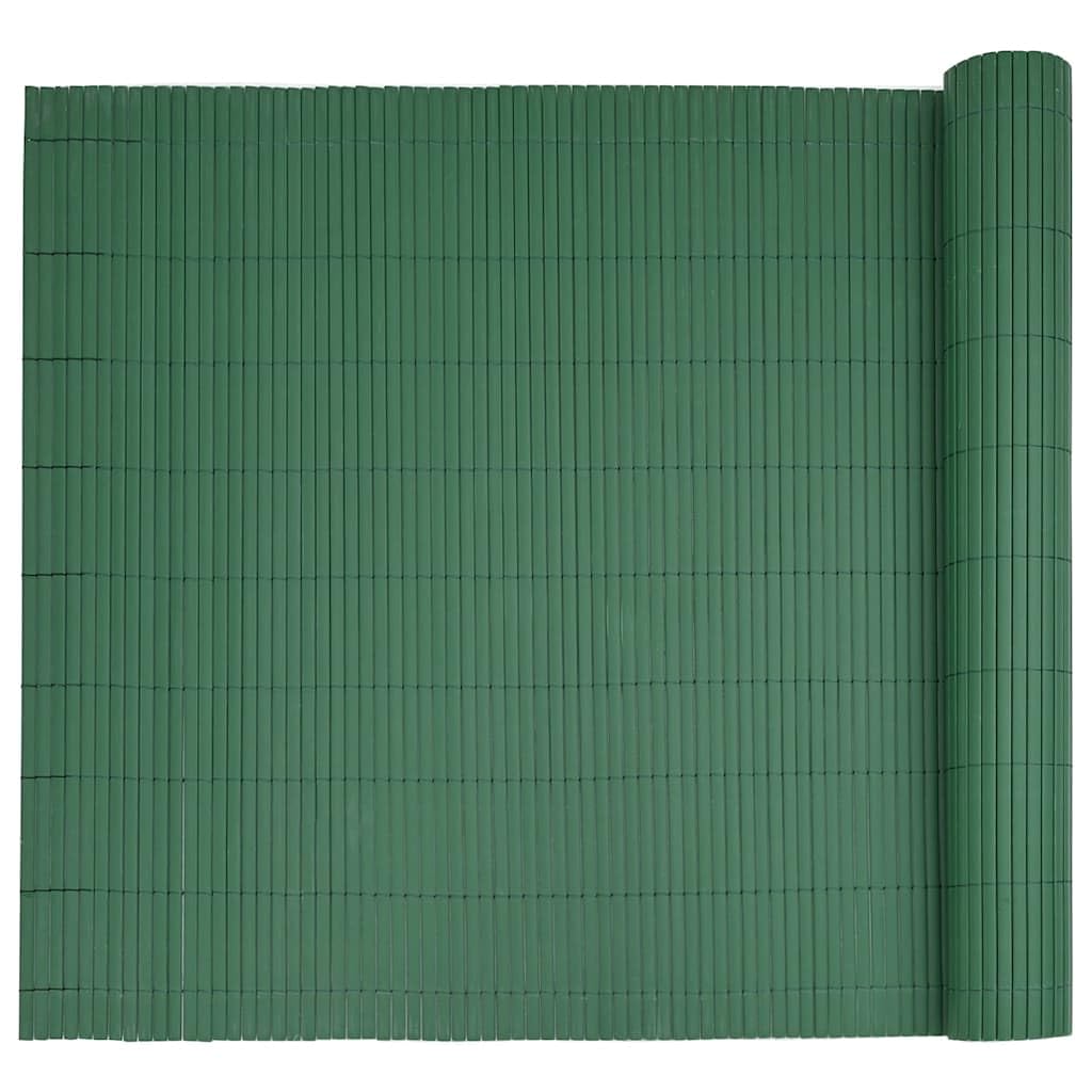Recinzione da Giardino Bifacciale Verde 1,8x3 m in PVC,Articoli di ferramenta,Barriere e recinzioni,Pannelli per recinzioni-42002619